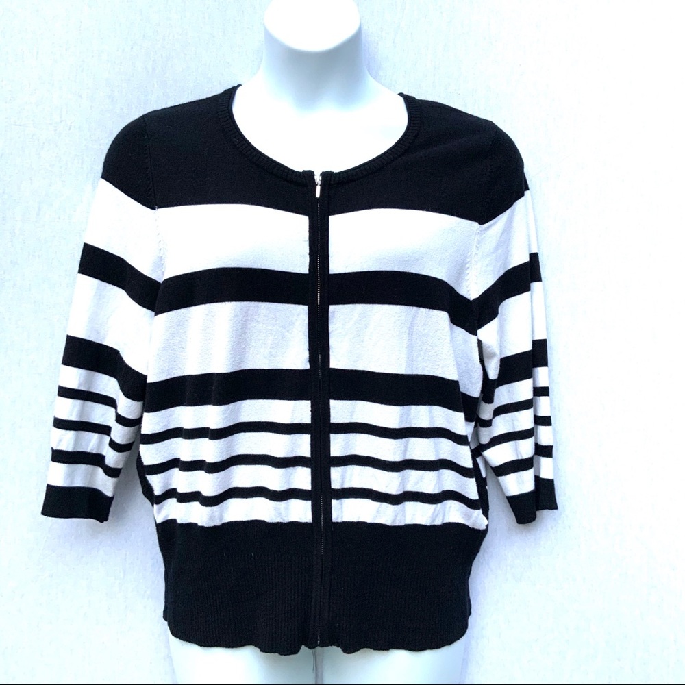 Lane Bryant Zip Up Cardigan Sweater Plus Size 18